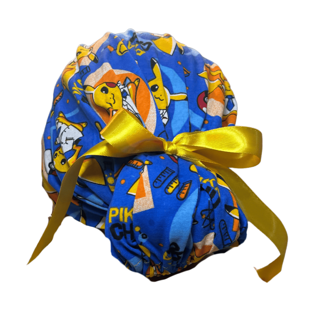 Gorro Medicoquirúrgico Pokémon Listones-antisudor Enfermeria