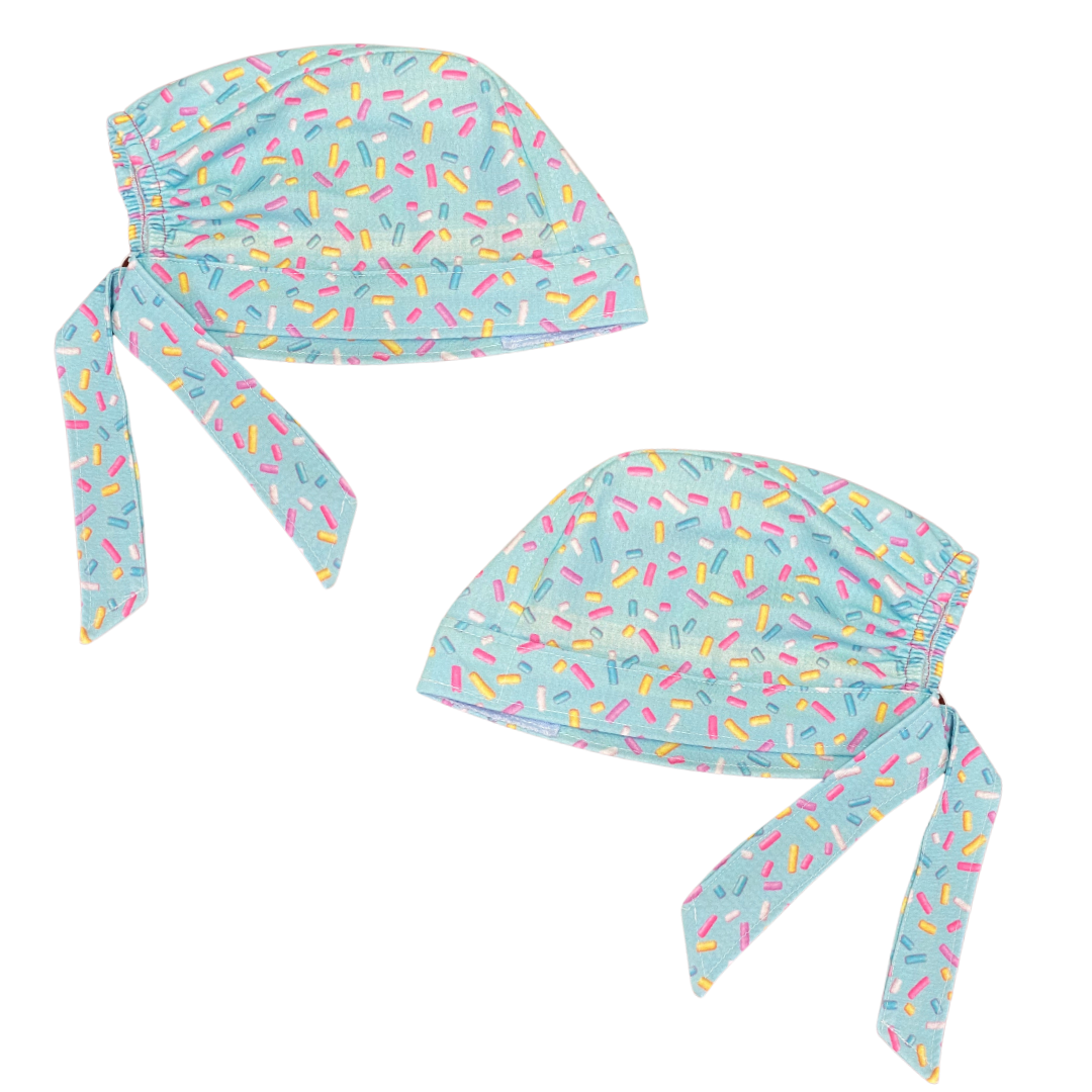 Gorro Medico Quirúrgico Chispas Reposteri - Antisudor, Cheff AZUL CLARO