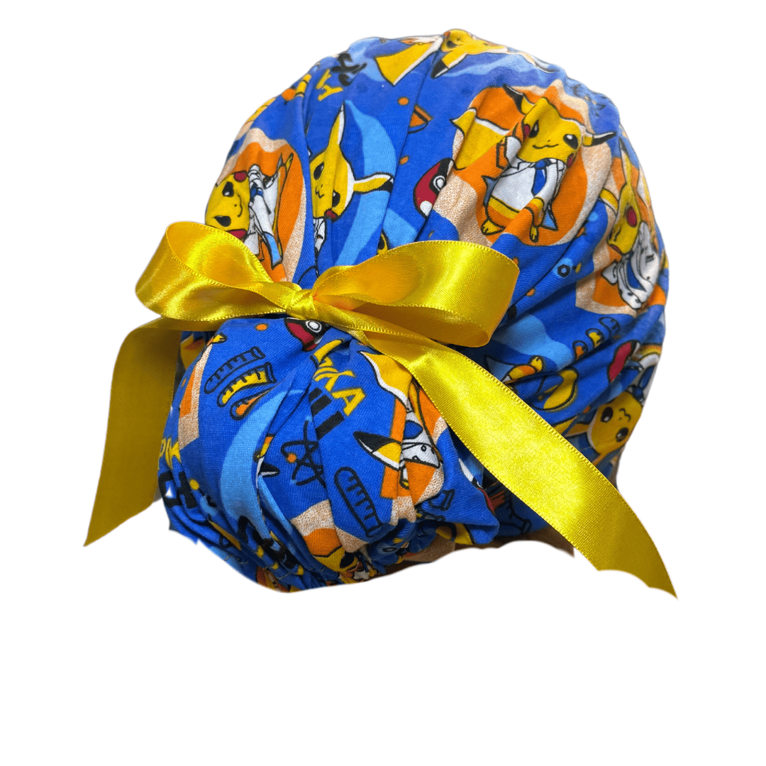 Gorro Medicoquirúrgico Pokémon Listones-antisudor Enfermeria