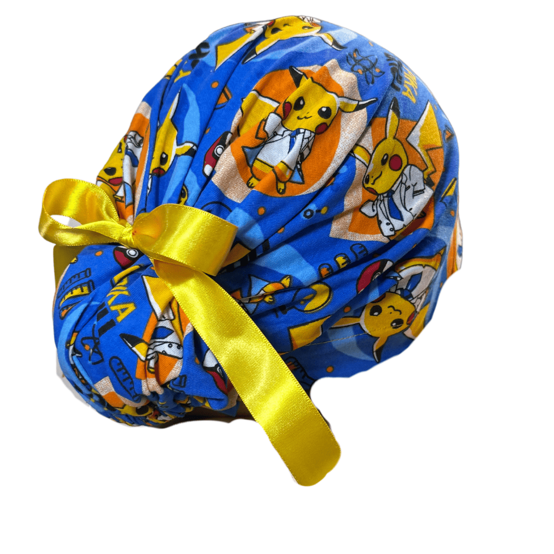 Gorro Medicoquirúrgico Pokémon Listones-antisudor Enfermeria