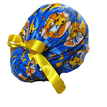 Gorro Medicoquirúrgico Pokémon Listones-antisudor Enfermeria