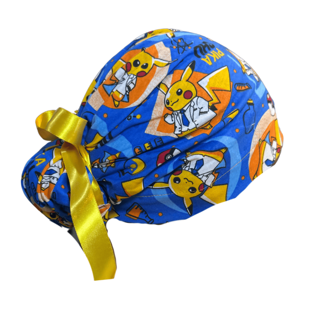 Gorro Medicoquirúrgico Pokémon Listones-antisudor Enfermeria