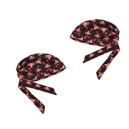Gorro Quirúrgico - Estampado Útero - Gorrito Medico