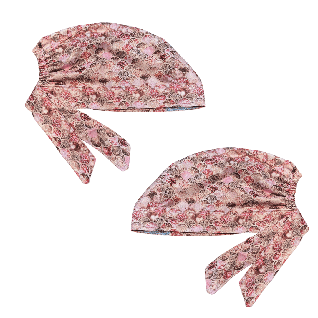 Gorro Medico. Quirúrgico Escamas Sirena Enfermería Hospital
