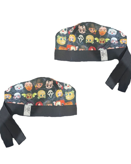Gorro Medico Quirúrgico - Personajes De Terror Halloween - Negro 4