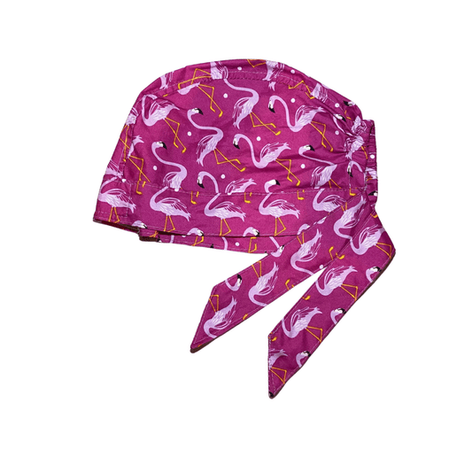 Gorro Medico Quirúrgico Flamingos Antifluidos Antisudor