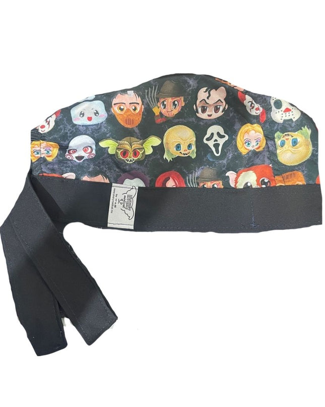 Gorro Medico Quirúrgico - Personajes De Terror Halloween - Negro 4
