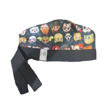 Gorro Medico Quirúrgico - Personajes De Terror Halloween - Negro 4