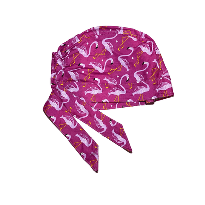 Gorro Medico Quirúrgico Flamingos Antifluidos Antisudor