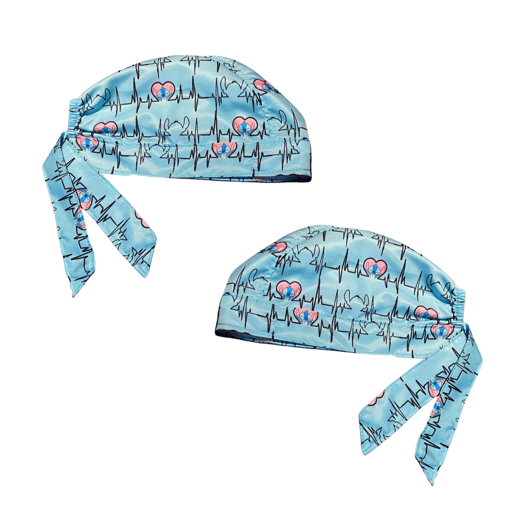 Gorro Medico Quirúrgico Stitch Ekg Antifluidos - Antisudor