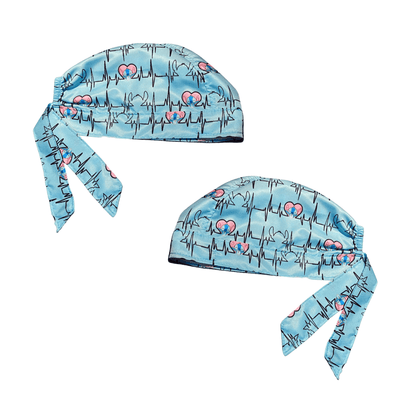 Gorro Medico Quirúrgico Stitch Ekg Antifluidos - Antisudor