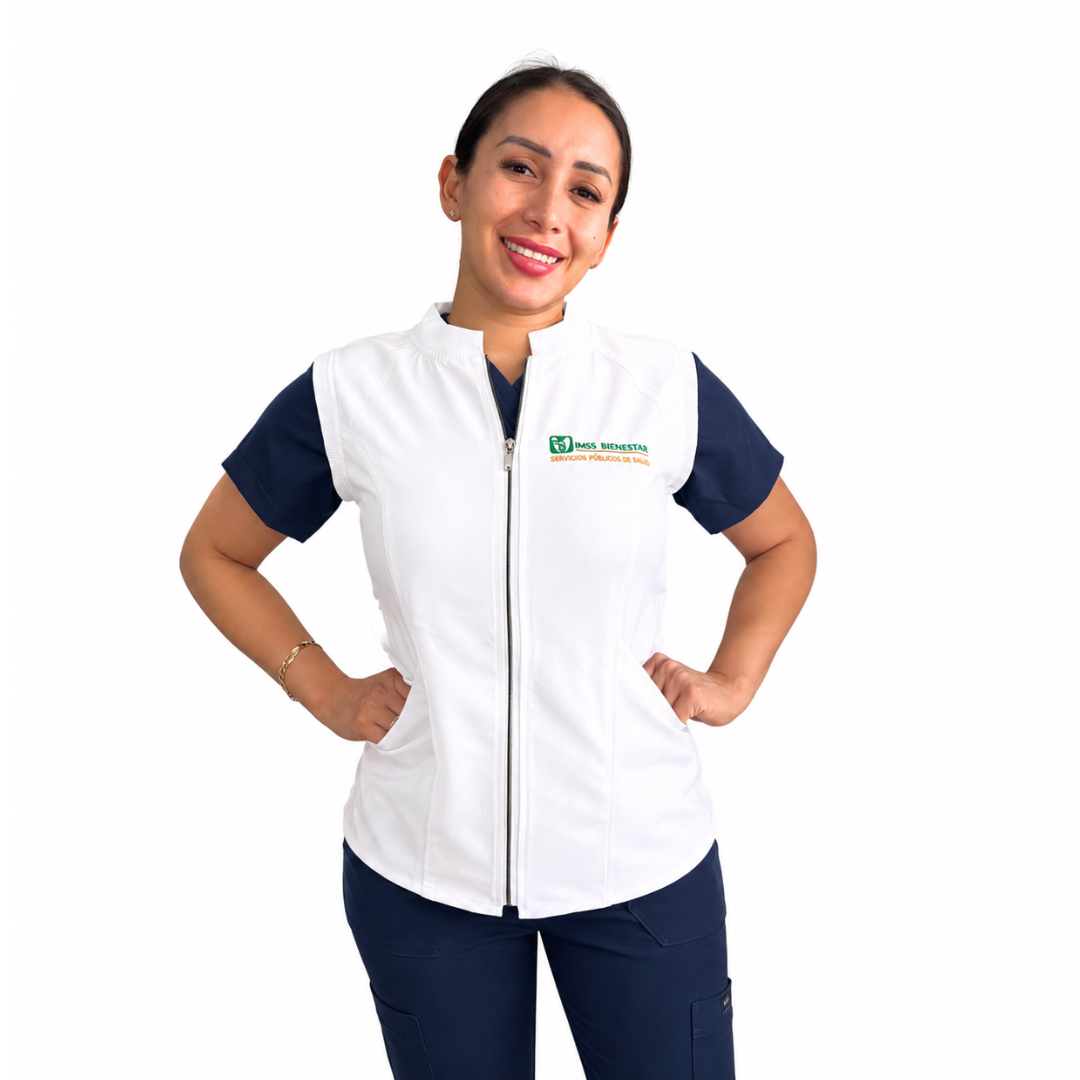 Chaleco - Clinico Quirurgico Cierre Dama Hospital (CON LOGO INSTITUCIONAL)