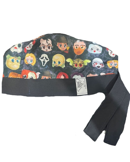 Gorro Medico Quirúrgico - Personajes De Terror Halloween - Negro 4