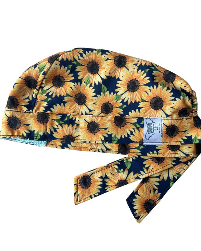 Gorro Medico Quirúrgico - Flores Girasol
