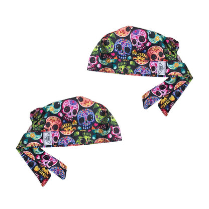 Gorro Medico Quirúrgico - Dia De Muertos - Calacas  Esqueleto