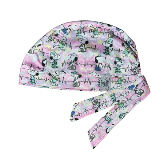 Gorro Medico Quirúrgico Enfermería Snoopy Ekg - Antifluidos - Every Medical -  Dr. Gorrito