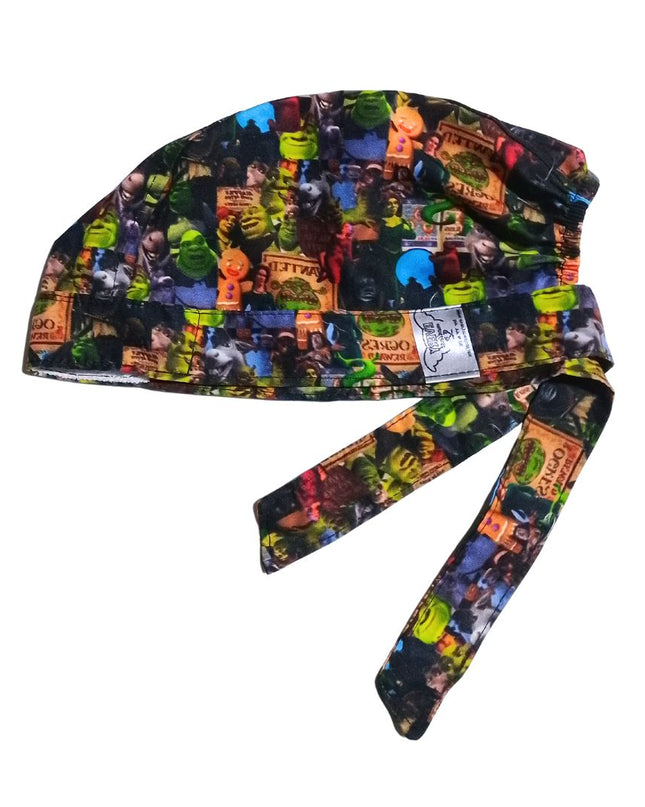 Gorro Medicoquirúrgico Enfer Shrek Burro Fiona Gato Con Botas - Cafe