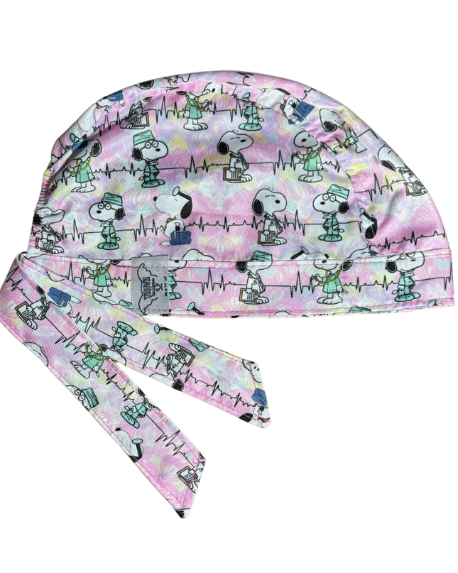 Gorro Medico Quirúrgico Enfermería Snoopy Ekg - Antifluidos - Every Medical -  Dr. Gorrito