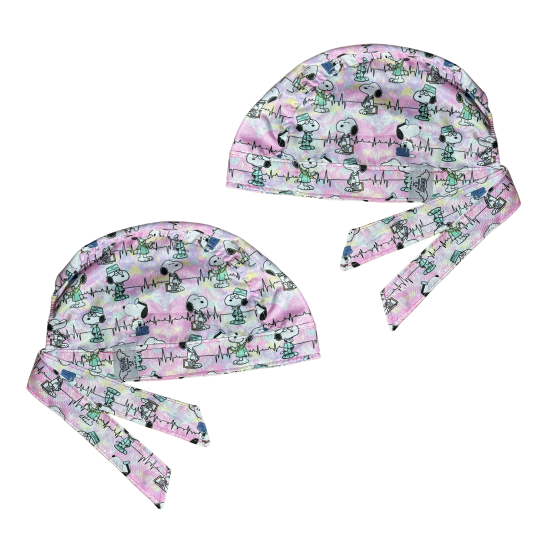 Gorro Medico Quirúrgico Enfermería Snoopy Ekg - Antifluidos - Every Medical -  Dr. Gorrito