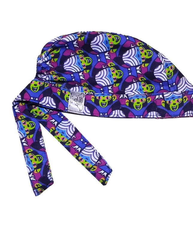 Gorro Medico Quirúrgico Mojo Jojo Las Chicas Super Poderosas - morado