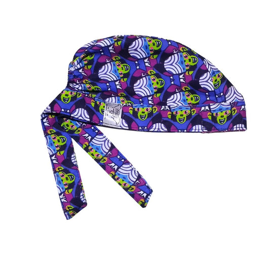 Gorro Medico Quirúrgico Mojo Jojo Las Chicas Super Poderosas - morado