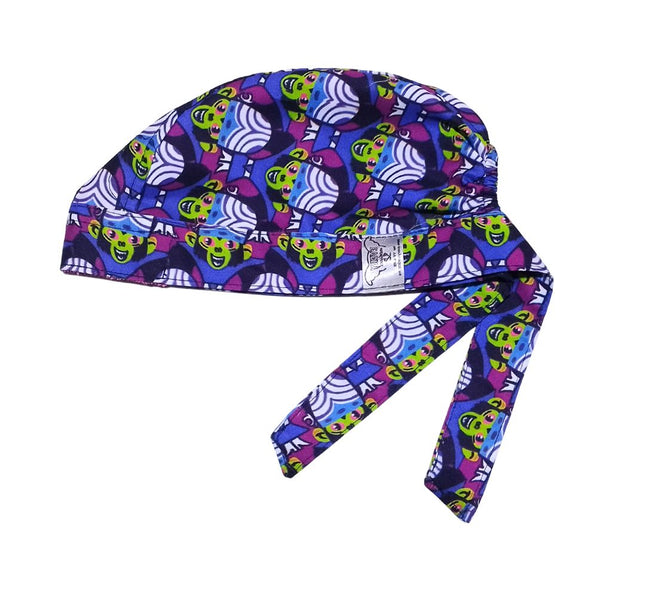 Gorro Medico Quirúrgico Mojo Jojo Las Chicas Super Poderosas - morado