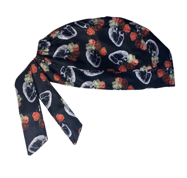 Gorro Quirúrgicomedico Corazon Anatomico Y Flores Antifluido - Every Medical -  Dr. Gorrito