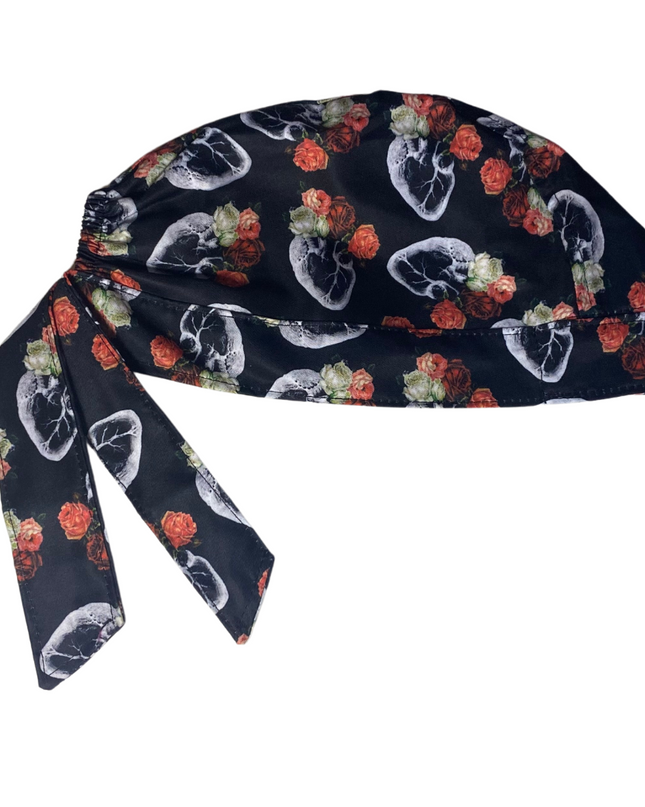 Gorro Quirúrgicomedico Corazon Anatomico Y Flores Antifluido - Every Medical -  Dr. Gorrito