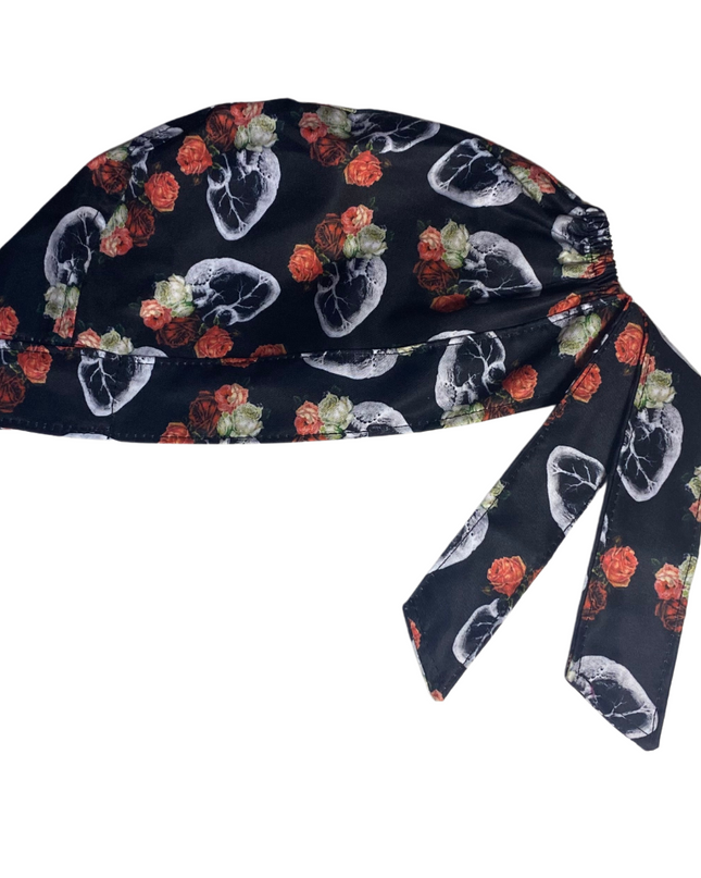 Gorro Quirúrgicomedico Corazon Anatomico Y Flores Antifluido - Every Medical -  Dr. Gorrito