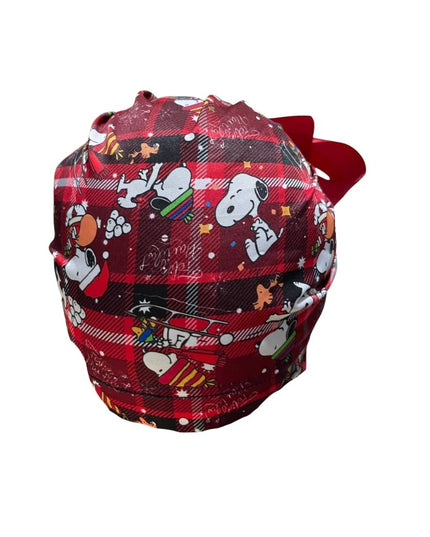 Gorro Quirúrgico Medico - Snoopy - Listón - Navidad