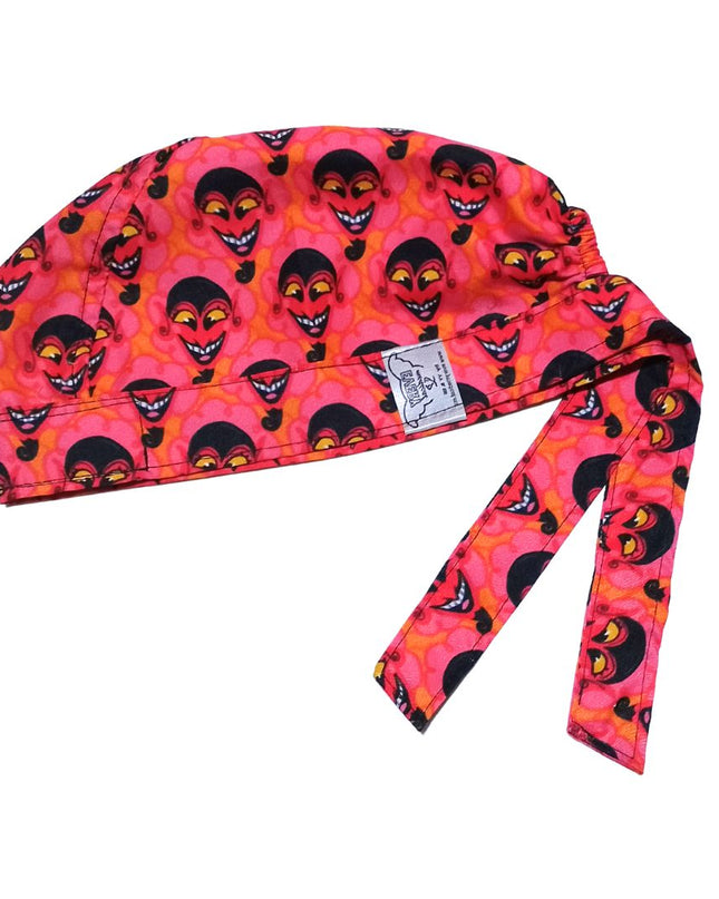 Gorro Medico Quirúrgico Mojo Jojo Las Chicas Super Poderosas - rojo el