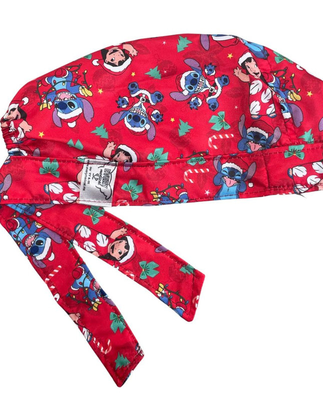 Gorro Quirúrgico - Estampado - Lilo Y Stitch - Navidad