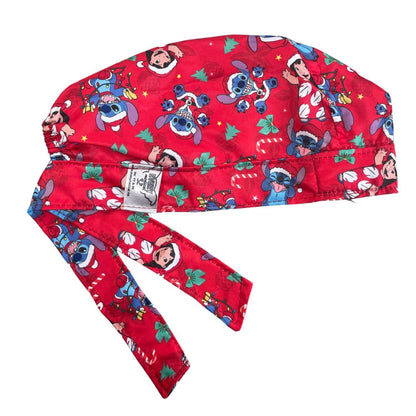 Gorro Quirúrgico - Estampado - Lilo Y Stitch - Navidad