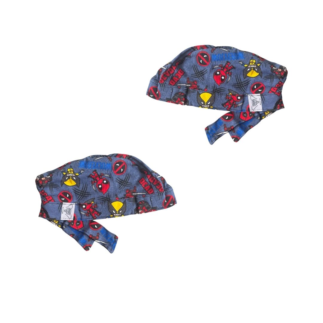 Gorro Medico Quirúrgico - Deadpool & Wolverine - Anti-sudor