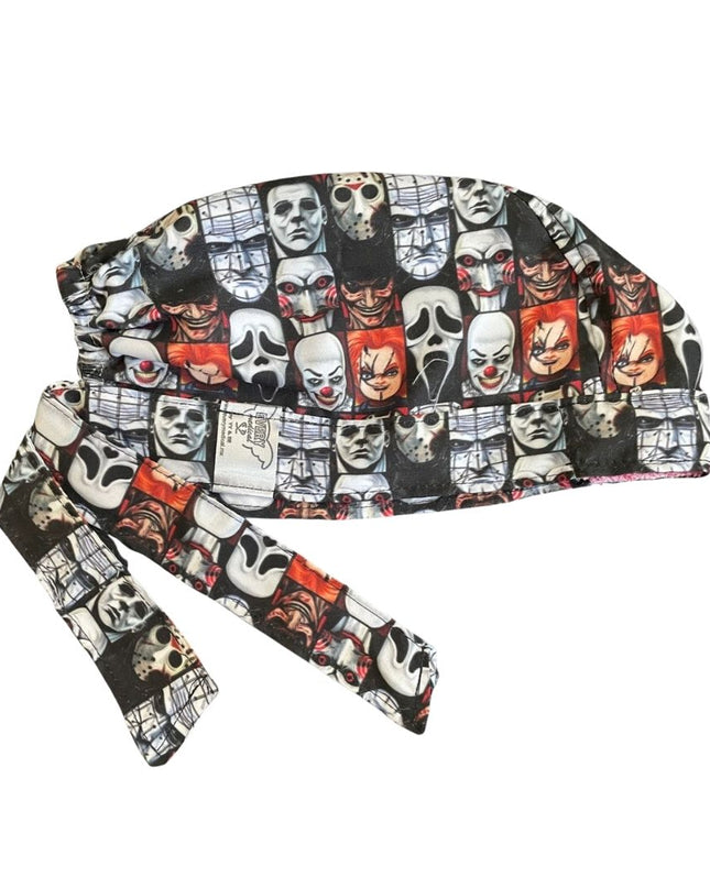 Gorro Quirúrgico - Personajes De Terror - Halloween - Negro 11