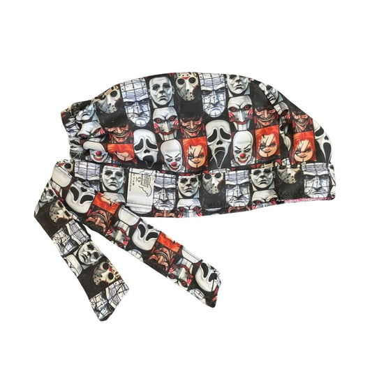 Gorro Quirúrgico - Personajes De Terror - Halloween - Negro 11