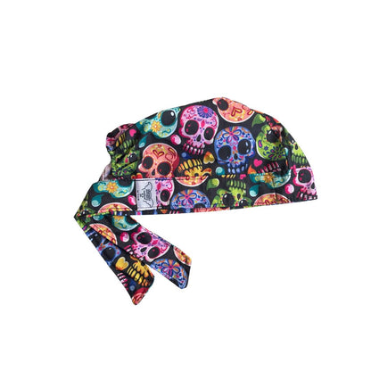 Gorro Medico Quirúrgico - Dia De Muertos - Calacas  Esqueleto