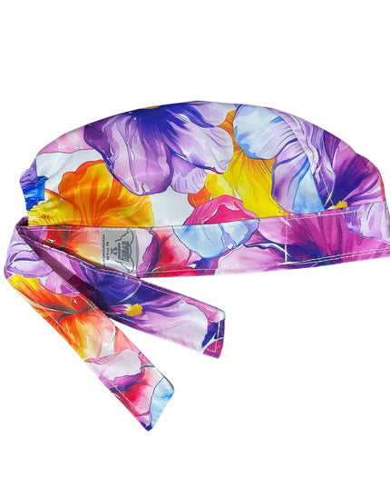 Gorro Medico Quirúrgico - Rosas - Flores - Lila