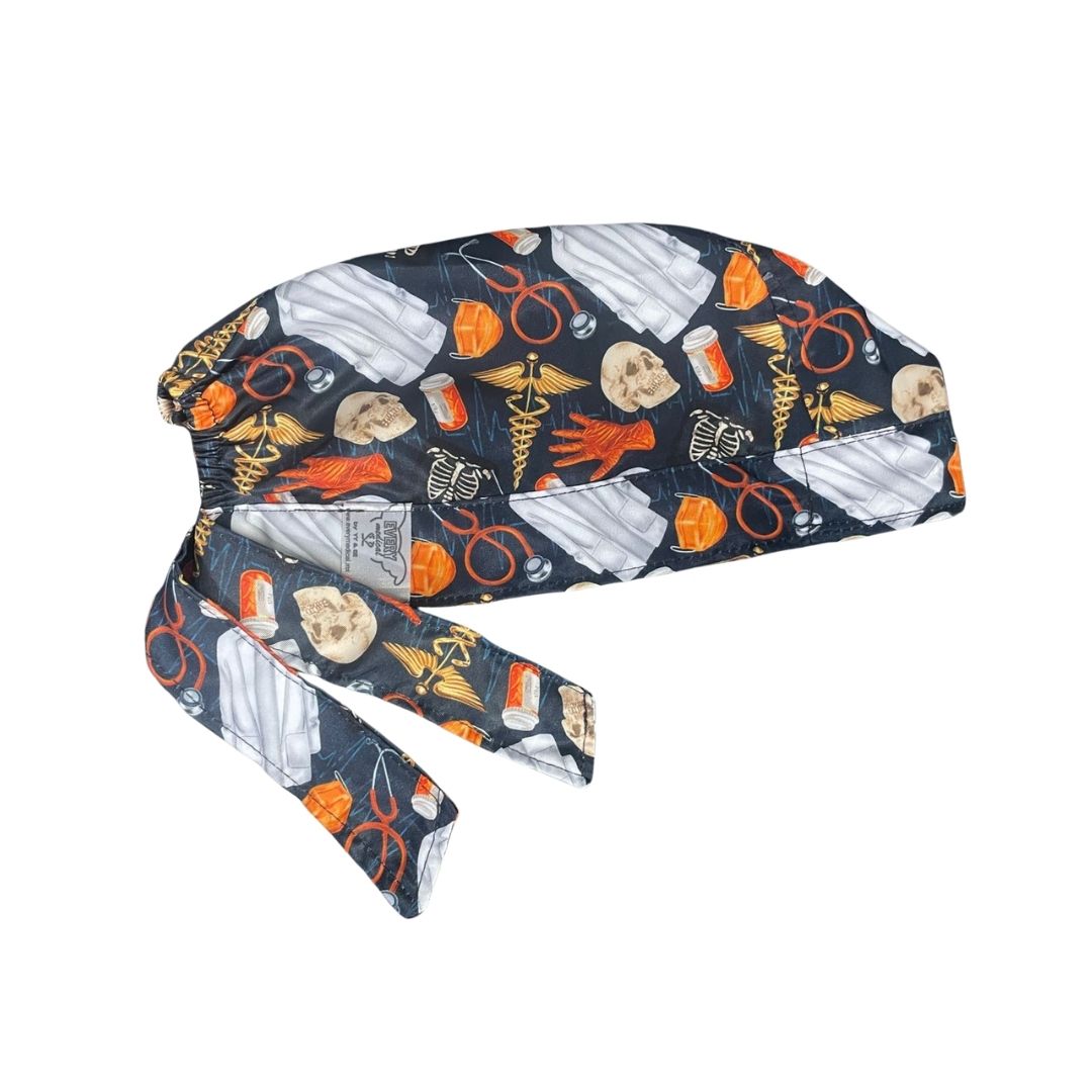 Gorro Medico Quirúrgico - Anatomía Humana - Versalius - Negro 4
