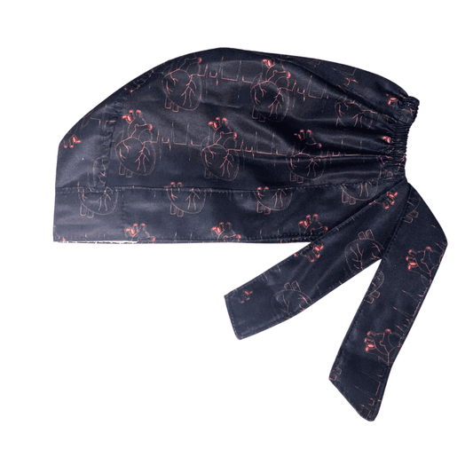 Gorro Quirúrgicomedico Corazón Electrocardiograma Antifluido - Every Medical -  Dr. Gorrito