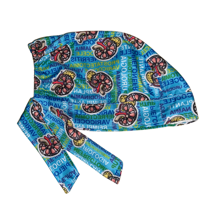 caja misteriosa 6 Gorros Medicos Quirúrgico al azar Enfermeria Hospital con caja de regalo