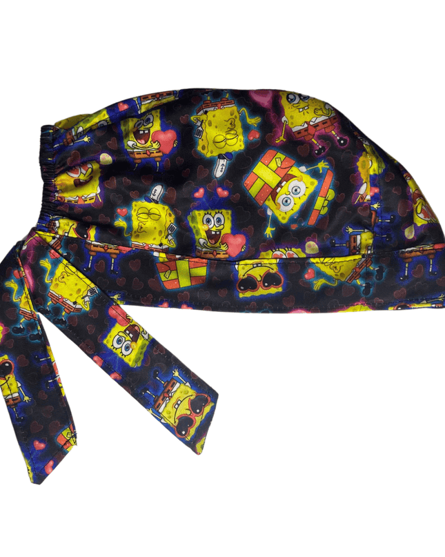 Gorro Quirúrgico Medico Bob Esponja -san Valentin Antifluido - Every Medical -  Dr. Gorrito