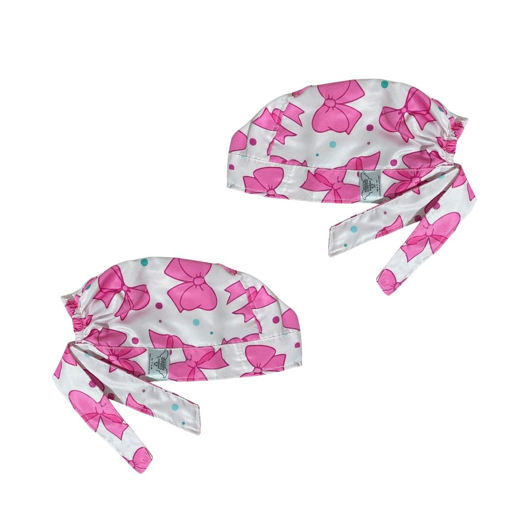 Gorro Quirúrgico Medico - Moño Coquette - Rosa 2