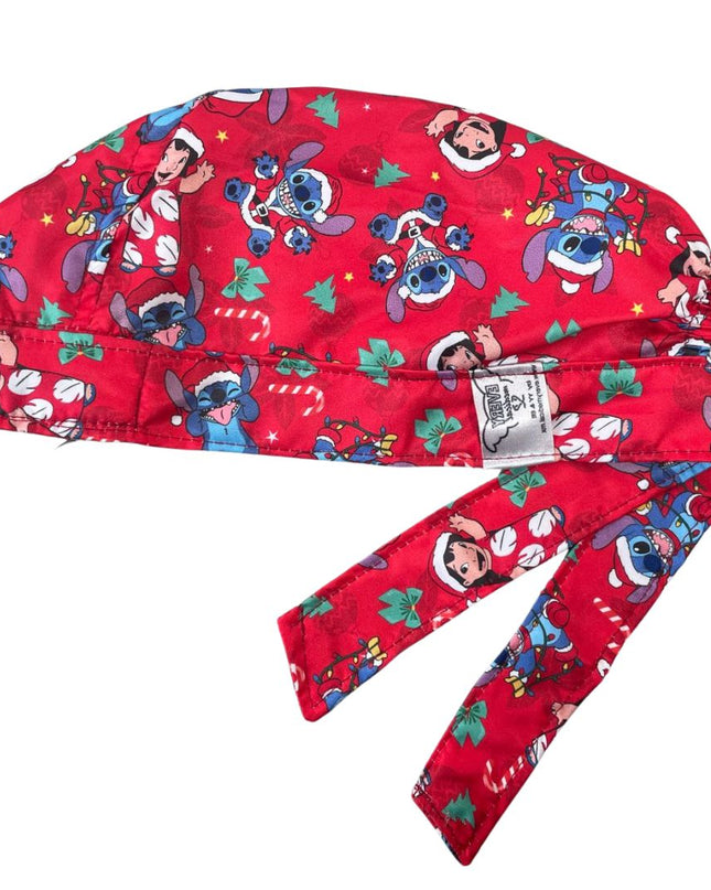 Gorro Quirúrgico - Estampado - Lilo Y Stitch - Navidad