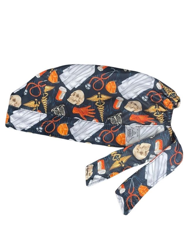 Gorro Medico Quirúrgico - Anatomía Humana - Versalius - Negro 4