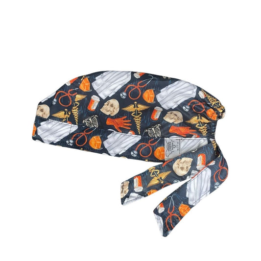 Gorro Medico Quirúrgico - Anatomía Humana - Versalius - Negro 4