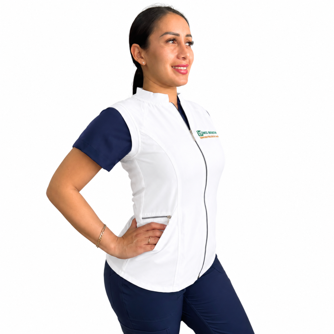 Chaleco - Clinico Quirurgico Cierre Dama Hospital (CON LOGO INSTITUCIONAL)