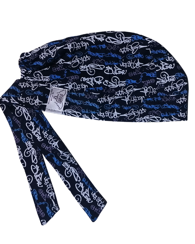 Gorro Medico Quirúrgico Seamless Graffiti Pattern