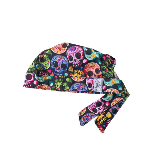 Gorro Medico Quirúrgico - Dia De Muertos - Calacas  Esqueleto