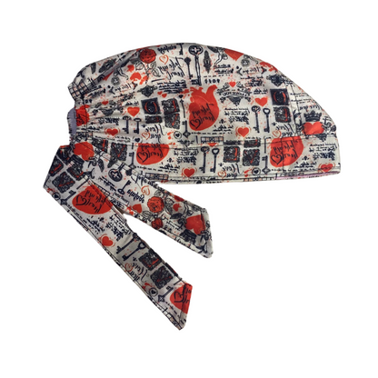 Gorro Quirúrgicomedico Corazón Poema San Valentin Antifluido